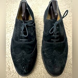 Cole Haan Leather Suede Black shoes,      size 11 1/2D